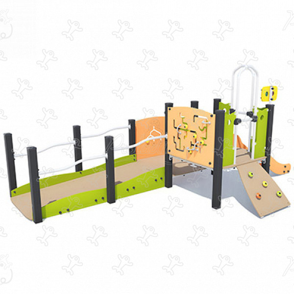 J38202 aires de jeux structures multi-activités / jeux multifonctions diabolo image 3d