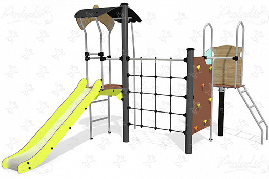 J3833-C aires de jeux structures multi-activités / jeux multifonctions diabolo image 3d