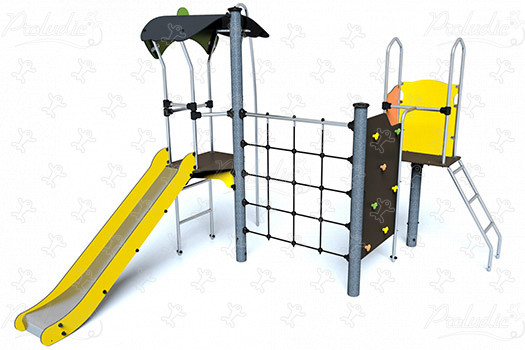 J3833 aires de jeux structures multi-activités / jeux multifonctions diabolo image 3d