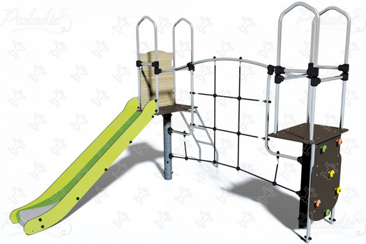 J3834-C aires de jeux structures multi-activités / jeux multifonctions diabolo image 3d