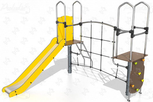 J3834 aires de jeux structures multi-activités / jeux multifonctions diabolo image 3d