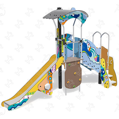 J3835-GO aires de jeux structures multi-activités / jeux multifonctions diabolo image 3d