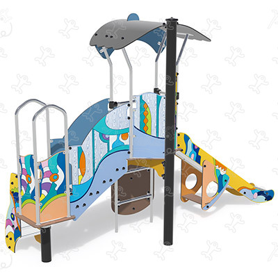 J3835-GO aires de jeux structures multi-activités / jeux multifonctions diabolo image 3d