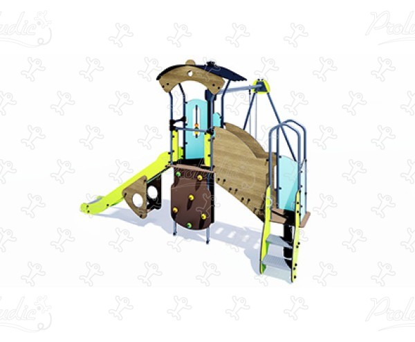 J3837-C aires de jeux structures multi-activités / jeux multifonctions diabolo image 3d