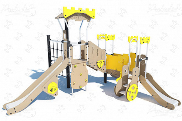 Château J38403 aires de jeux jeux thématiques diabolo image 3d