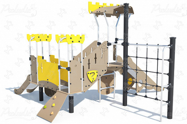 Château J38403 aires de jeux jeux thématiques diabolo image 3d