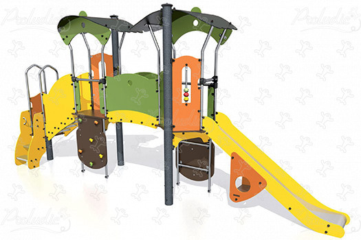 J3844 aires de jeux structures multi-activités / jeux multifonctions diabolo image 3d