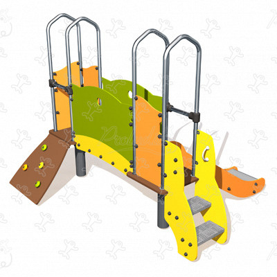 J3850 aires de jeux structures multi-activités / jeux multifonctions diabolo image 3d