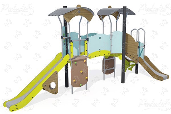 J3857-C aires de jeux structures multi-activités / jeux multifonctions diabolo image 3d