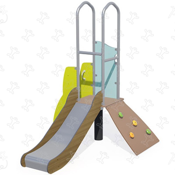 J3858-C aires de jeux structures multi-activités / jeux multifonctions diabolo image 3d