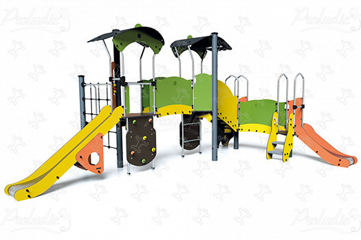 J3862 aires de jeux structures multi-activités / jeux multifonctions diabolo image 3d