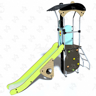 J3865-C aires de jeux structures multi-activités / jeux multifonctions diabolo image 3d