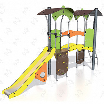 J3868 aires de jeux structures multi-activités / jeux multifonctions diabolo image 3d