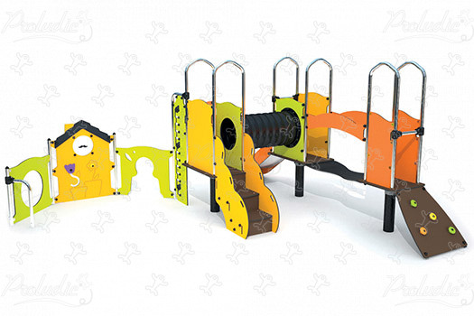 J38704® aires de jeux structures multi-activités / jeux multifonctions diabolo baby image 3d