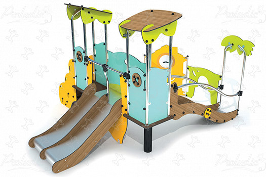 J38705-C® aires de jeux structures multi-activités / jeux multifonctions diabolo baby image 3d