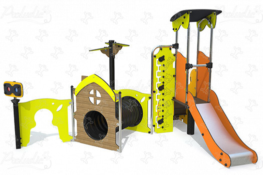 J38706® aires de jeux structures multi-activités / jeux multifonctions diabolo baby image 3d
