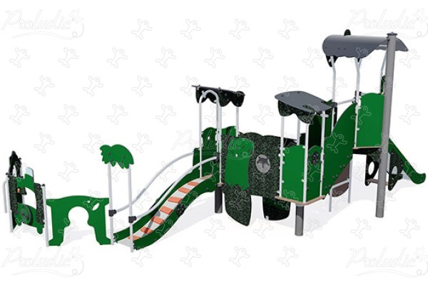J38708-HDPE® aires de jeux structures multi-activités / jeux multifonctions diabolo baby image 3d