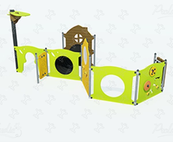 J38709® aires de jeux structures multi-activités / jeux multifonctions diabolo baby image 3d