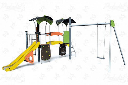 J3871® aires de jeux structures multi-activités / jeux multifonctions diabolo image 3d