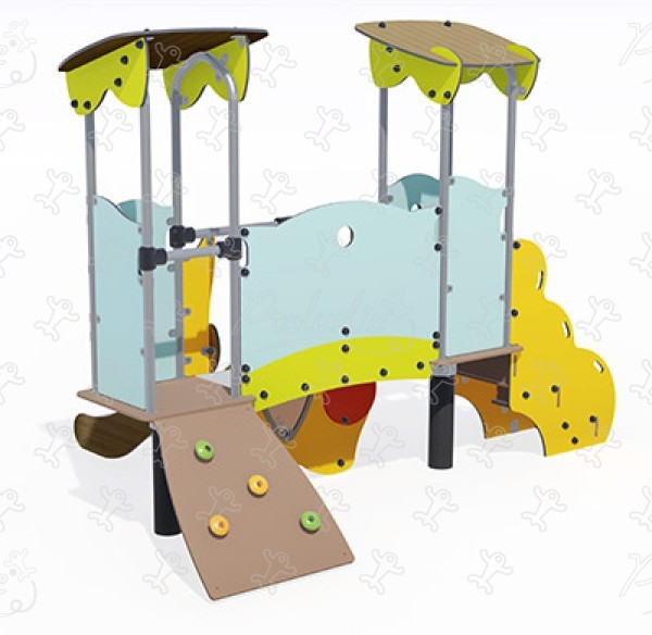 J38710-C® aires de jeux structures multi-activités / jeux multifonctions diabolo baby image 3d