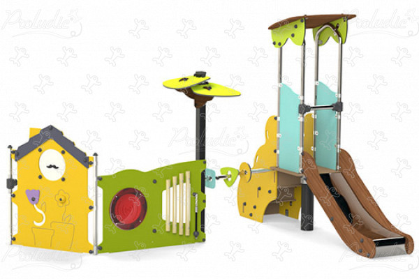 J38711-C® aires de jeux structures multi-activités / jeux multifonctions diabolo baby image 3d