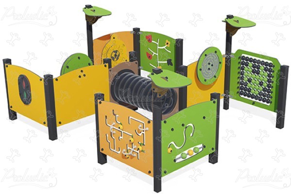 Labyrinthe sensoriel J38712® aires de jeux jeux éducatifs & sensoriels diabolo image 3d