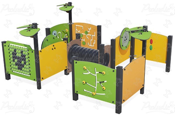 Labyrinthe sensoriel J38712® aires de jeux jeux éducatifs & sensoriels diabolo image 3d