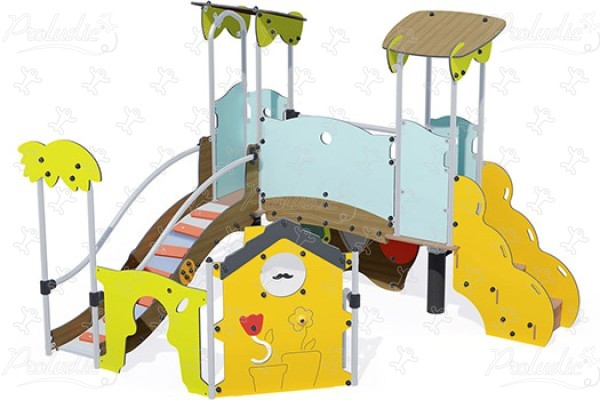 J38713-C® aires de jeux structures multi-activités / jeux multifonctions diabolo baby image 3d