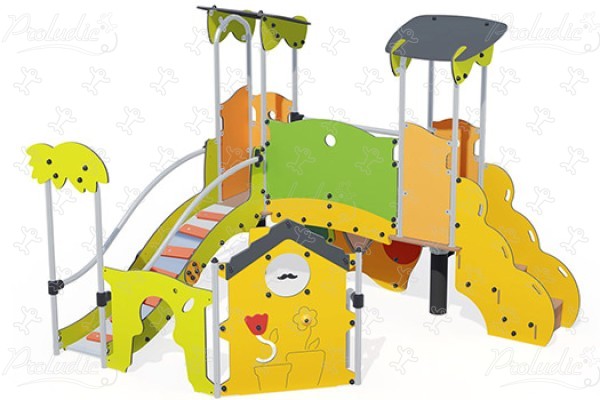 J38713® aires de jeux structures multi-activités / jeux multifonctions diabolo baby image 3d