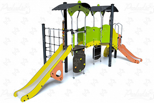 J3873 aires de jeux structures multi-activités / jeux multifonctions diabolo image 3d
