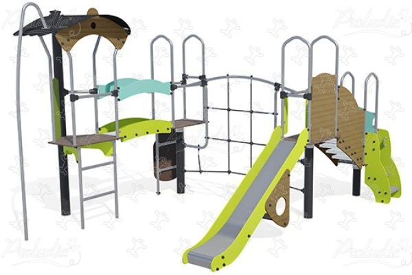 J3874-C® aires de jeux structures multi-activités / jeux multifonctions diabolo image 3d