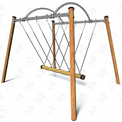 Tous pour un J442 aires de jeux jeux classiques balançoires / portiques image 3d