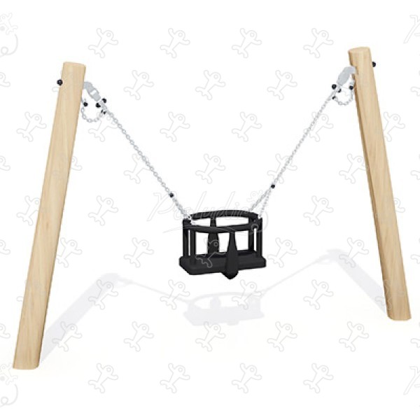 1 siège bébé J449 aires de jeux jeux classiques balançoires / portiques image 3d