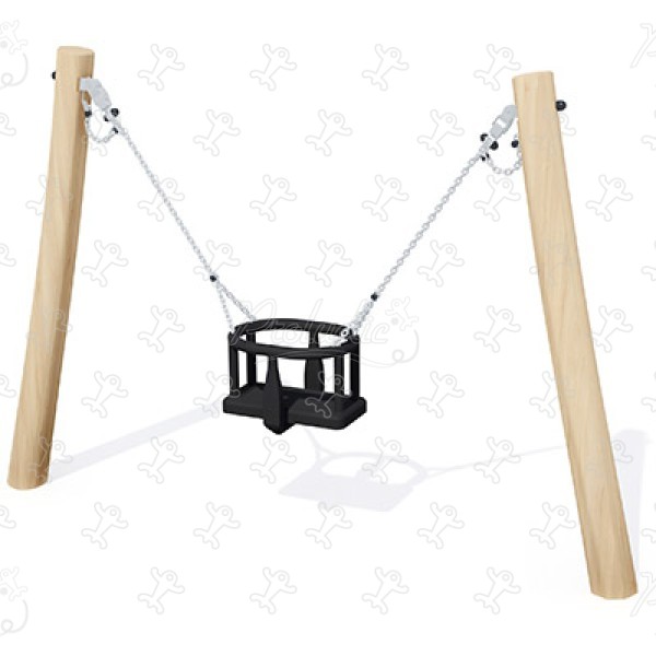 1 siège bébé J449 aires de jeux jeux classiques balançoires / portiques image 3d