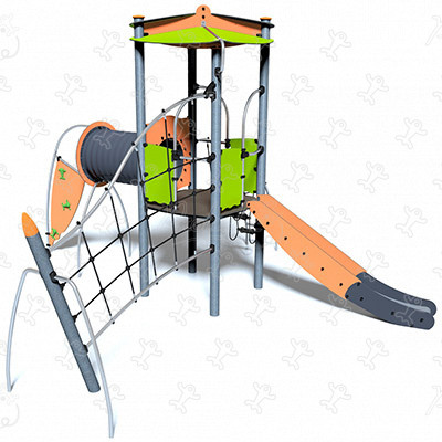 J45206 aires de jeux structures multi-activités / jeux multifonctions biibox image 3d