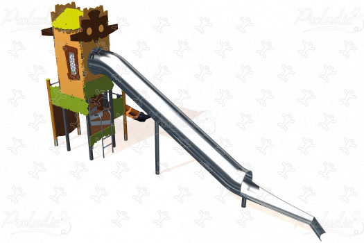 Tour carrée J47200 aires de jeux jeux thématiques aventure image 3d