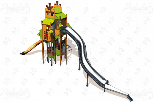 Tour en croix J47201 aires de jeux jeux thématiques aventure image 3d