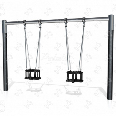 2 sièges bébé J480 aires de jeux jeux classiques balançoires / portiques image 3d