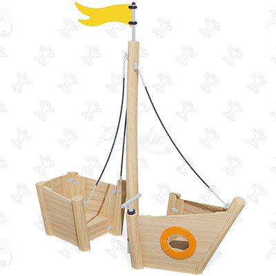 Sloop J49101® aires de jeux jeux en bois naturel durable origin’ aquatica image 3d