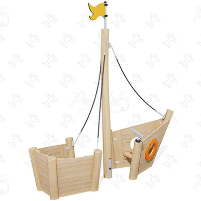 Sloop J49101® aires de jeux jeux en bois naturel durable origin’ aquatica image 3d