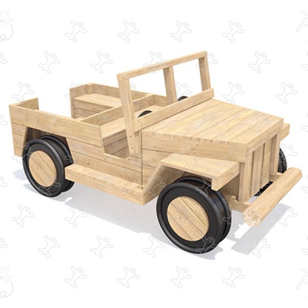 Jeep J49102® aires de jeux jeux en bois naturel durable origin’ aventure image 3d