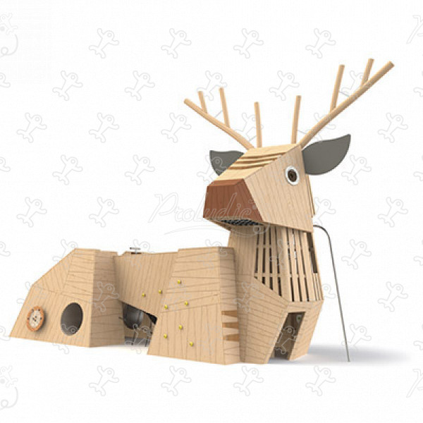 Cerf Royal J49134® aires de jeux jeux en bois naturel durable origin’ animaux image 3d