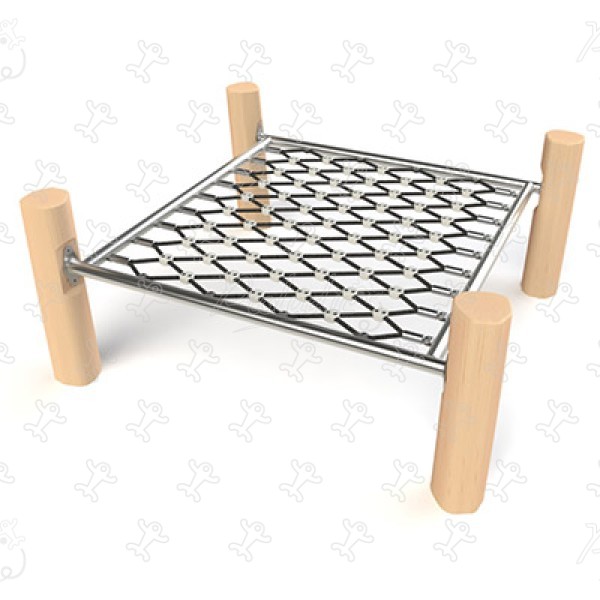 Filet J49144® aires de jeux jeux en bois naturel durable origin’ parcours et jeux à grimper en bois image 3d