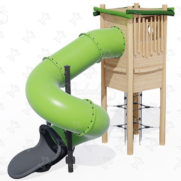 Tour vigie J49173® aires de jeux jeux en bois naturel durable origin’ origin&rsquo; / bois naturel durable image 3d