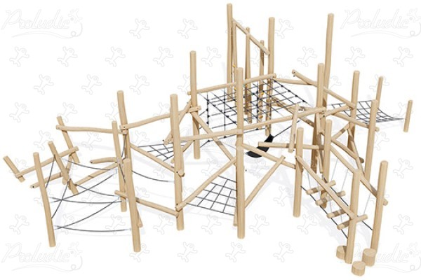 Mikado XXL J49195 aires de jeux jeux d'équilibre & jeux à grimper parcours image 3d