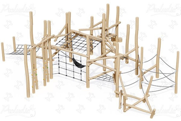Mikado XXL J49195 aires de jeux jeux d'équilibre & jeux à grimper parcours image 3d