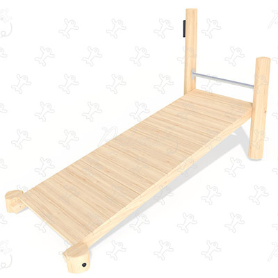 Planche abdos J4924 sport & fitness acti'fun fitness bois image 3d