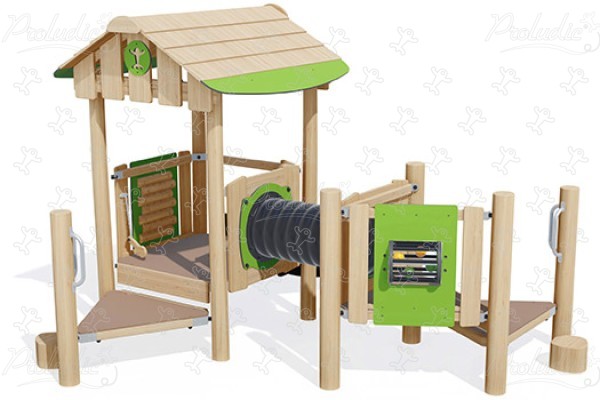 J49253® aires de jeux jeux en bois naturel durable origin’ origin&rsquo; / bois naturel durable image 3d