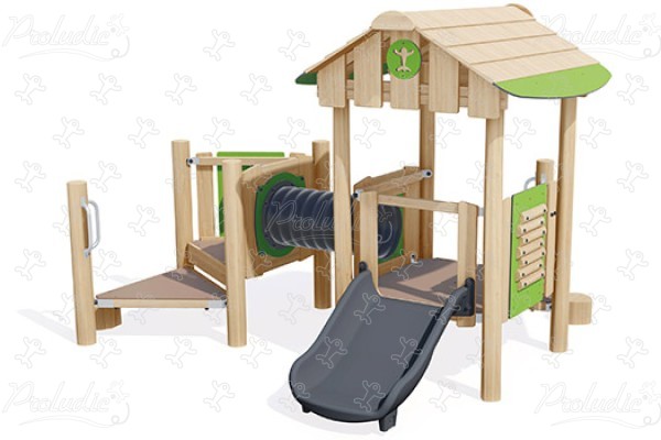J49253® aires de jeux jeux en bois naturel durable origin’ origin&rsquo; / bois naturel durable image 3d