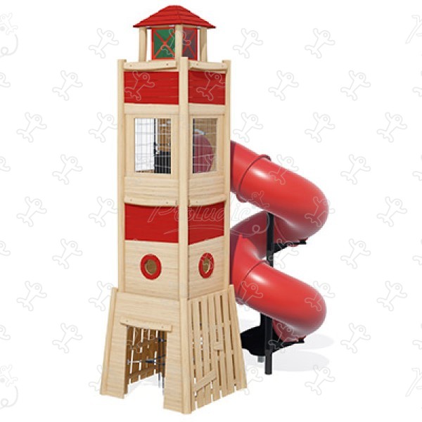 Phare J49303® aires de jeux jeux en bois naturel durable origin’ bateaux et scènes de vie maritimes image 3d
